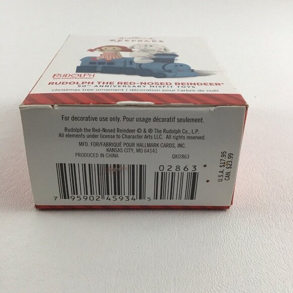 Hallmark Keepsake Christmas Ornament Rudolph 50th Anniversary Misfit Toys 2014 - Picture 6 of 6